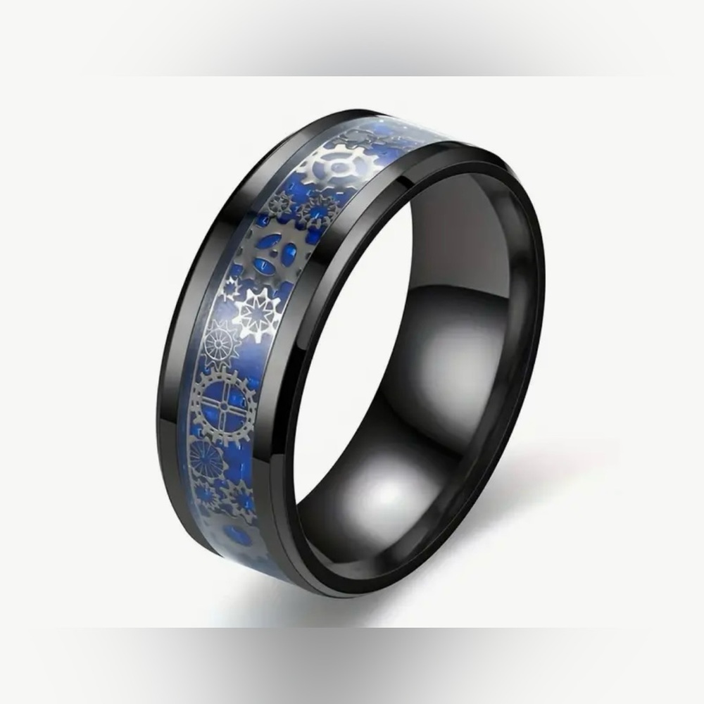 Black/Blue Men’s Ring